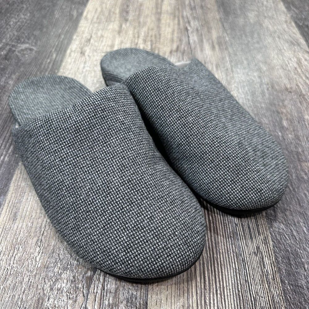 V. Step Gray Slippers Arch Support Orthopedic Unisex Size US Women's 11 Men's 9